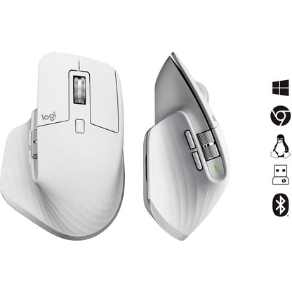 Logitech MX Master 3S Performance Wireless Mouse (Pale Grey) 910-006558