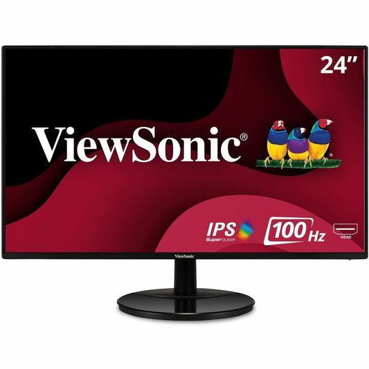 ViewSonic Value VA2459-smh 24" Class Full HD LED Monitor - 16:9 - Black VA2459-SMH