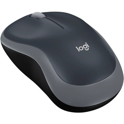 Logitech M185 Wireless Mouse, 2.4GHz with USB Mini Receiver, 12-Month Battery Life, 1000 DPI Optical Tracking, Ambidextrous, Compatible with PC, Mac, Laptop (Swift Grey) 910-002225