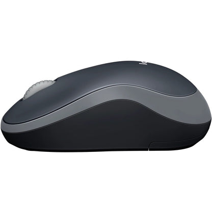 Logitech M185 Wireless Mouse, 2.4GHz with USB Mini Receiver, 12-Month Battery Life, 1000 DPI Optical Tracking, Ambidextrous, Compatible with PC, Mac, Laptop (Swift Grey) 910-002225