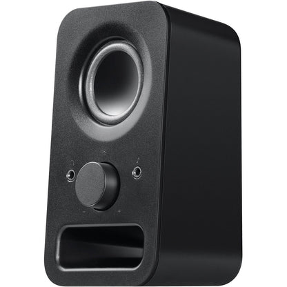 Logitech Multimedia Speakers Z150 with Clear Stereo Sound (Midnight Black, 3W RMS) 980-000802