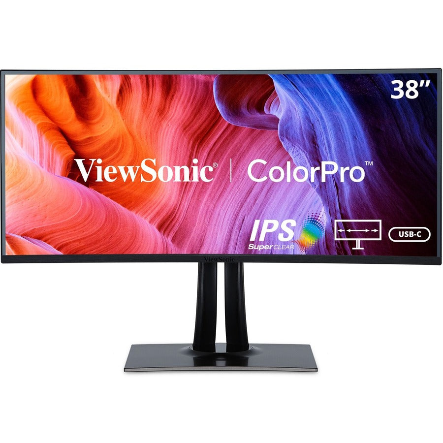 ViewSonic ColorPro VP3881a 38" Class UW-QHD+ Curved Screen LED Monitor - 21:9 VP3881a