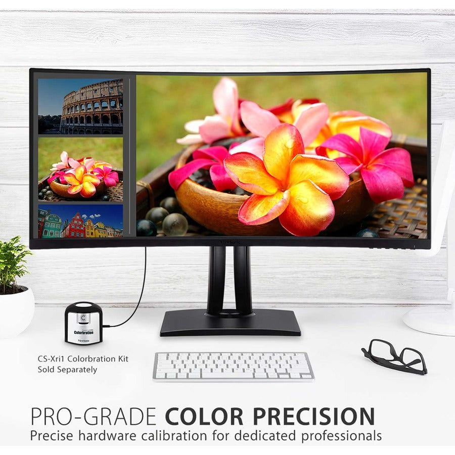 ViewSonic ColorPro VP3881a 38" Class UW-QHD+ Curved Screen LED Monitor - 21:9 VP3881a