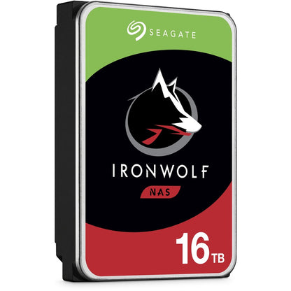 Disque dur Seagate IronWolf ST16000VN001 16 To - 3,5" interne - SATA (SATA/600) - Méthode d'enregistrement magnétique conventionnel (CMR) ST16000VN001