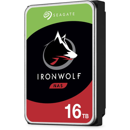 Disque dur Seagate IronWolf ST16000VN001 16 To - 3,5" interne - SATA (SATA/600) - Méthode d'enregistrement magnétique conventionnel (CMR) ST16000VN001