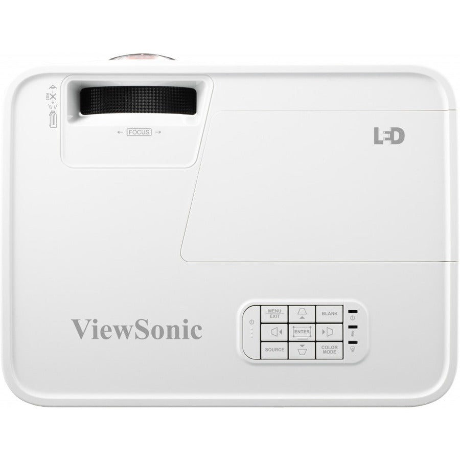 ViewSonic LS560WH Short Throw DLP Projector - 16:10 - Ceiling Mountable, Wall Mountable, Floor Mountable - White LS560WH