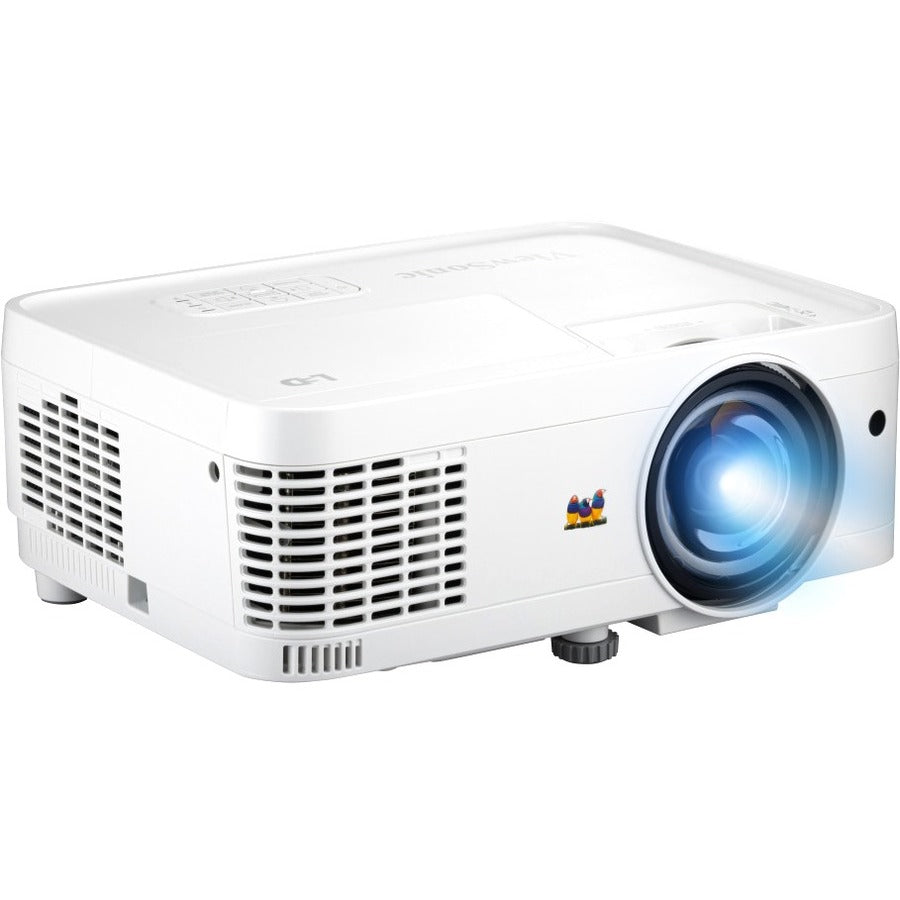 ViewSonic LS560WH Short Throw DLP Projector - 16:10 - Ceiling Mountable, Wall Mountable, Floor Mountable - White LS560WH