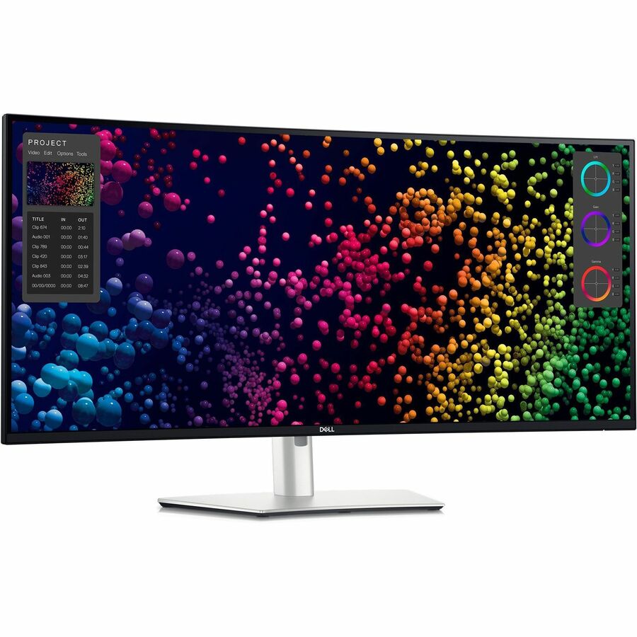 Dell UltraSharp U4025QW 40" Class 5K2K WUHD Curved Screen LED Monitor - 21:9 - Black, Silver DELL-U4025QW