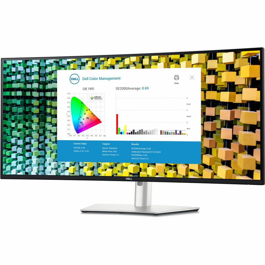 Dell UltraSharp U4025QW 40" Class 5K2K WUHD Curved Screen LED Monitor - 21:9 - Black, Silver DELL-U4025QW