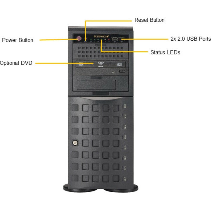 Supermicro SuperServer 7049P-TR Barebone System - 4U Tower - Socket P LGA-3647 - 2 x Processor Support SYS-7049P-TR