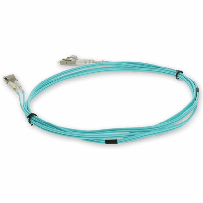 AddOn 25m Laser-Optomized Multi-Mode fiber (LOMM) Duplex LC/LC OM4 Aqua Patch Cable ADD-LC-LC-2.5M5OM4