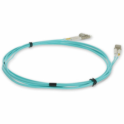 AddOn 25m Laser-Optomized Multi-Mode fiber (LOMM) Duplex LC/LC OM4 Aqua Patch Cable ADD-LC-LC-2.5M5OM4