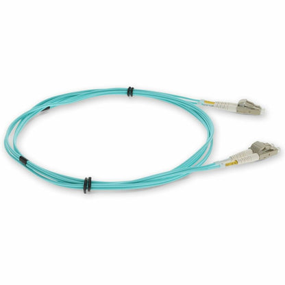 AddOn 25m Laser-Optomized Multi-Mode fiber (LOMM) Duplex LC/LC OM4 Aqua Patch Cable ADD-LC-LC-2.5M5OM4