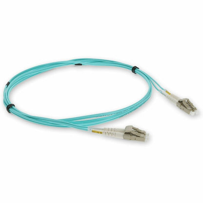 AddOn 25m Laser-Optomized Multi-Mode fiber (LOMM) Duplex LC/LC OM4 Aqua Patch Cable ADD-LC-LC-2.5M5OM4