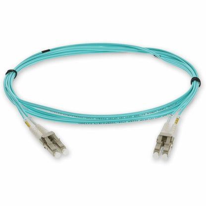 AddOn 25m Laser-Optomized Multi-Mode fiber (LOMM) Duplex LC/LC OM4 Aqua Patch Cable ADD-LC-LC-2.5M5OM4