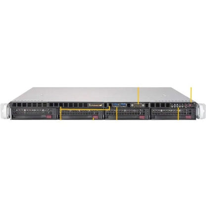 Supermicro SuperServer 5019P-MT Barebone System - 1U Rack-mountable - Socket P LGA-3647 - 1 x Processor Support SYS-5019P-MT