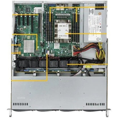 Supermicro SuperServer 5019P-MT Barebone System - 1U Rack-mountable - Socket P LGA-3647 - 1 x Processor Support SYS-5019P-MT