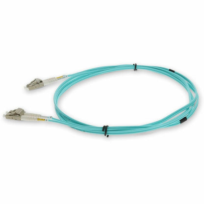 AddOn 15m Laser-Optomized Multi-Mode fiber (LOMM) Duplex LC/LC OM4 Aqua Patch Cable ADD-LC-LC-1.5M5OM4