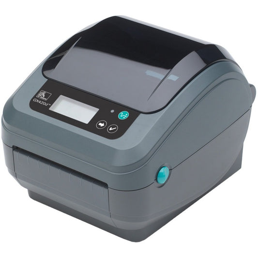 Zebra GX420d Desktop Direct Thermal Printer - Monochrome - Label Print - Fast Ethernet - USB - Serial GX42-202411-150