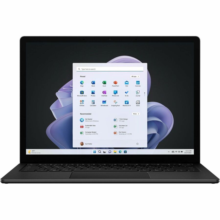 Microsoft Surface Laptop 5 13.5" Touchscreen Notebook - Intel Core i7 12th Gen i7-1265U - Intel Evo Platform - 32 GB - 1000 GB SSD - French Keyboard - Black VT3-00002