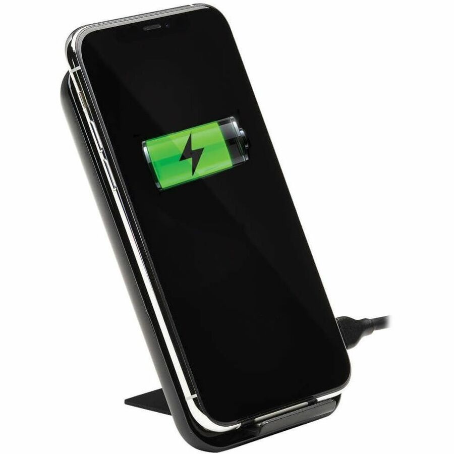 Tripp Lite by Eaton Wireless Charging Stand - 10W Fast Charging,Apple and Samsung Compatible, Black U280-Q01ST-BK