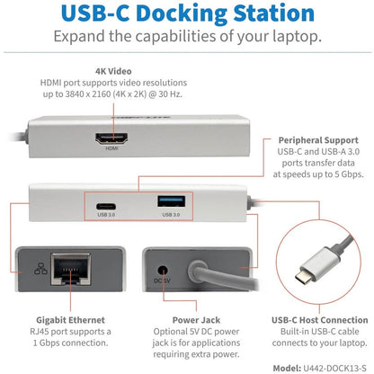 Tripp Lite by Eaton U442-DOCK13-S Docking Station U442-DOCK13-S