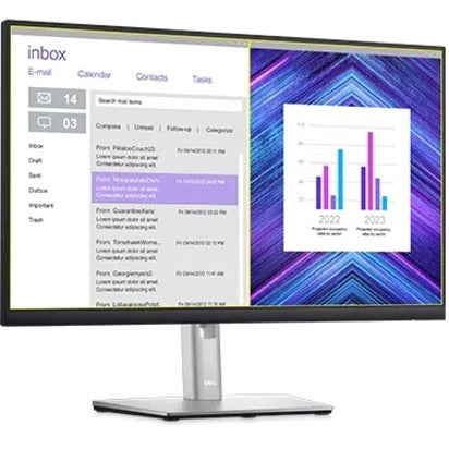 Dell P2422H 24" Class Full HD LED Monitor - 16:9 - Black, Silver DELL-P2422H