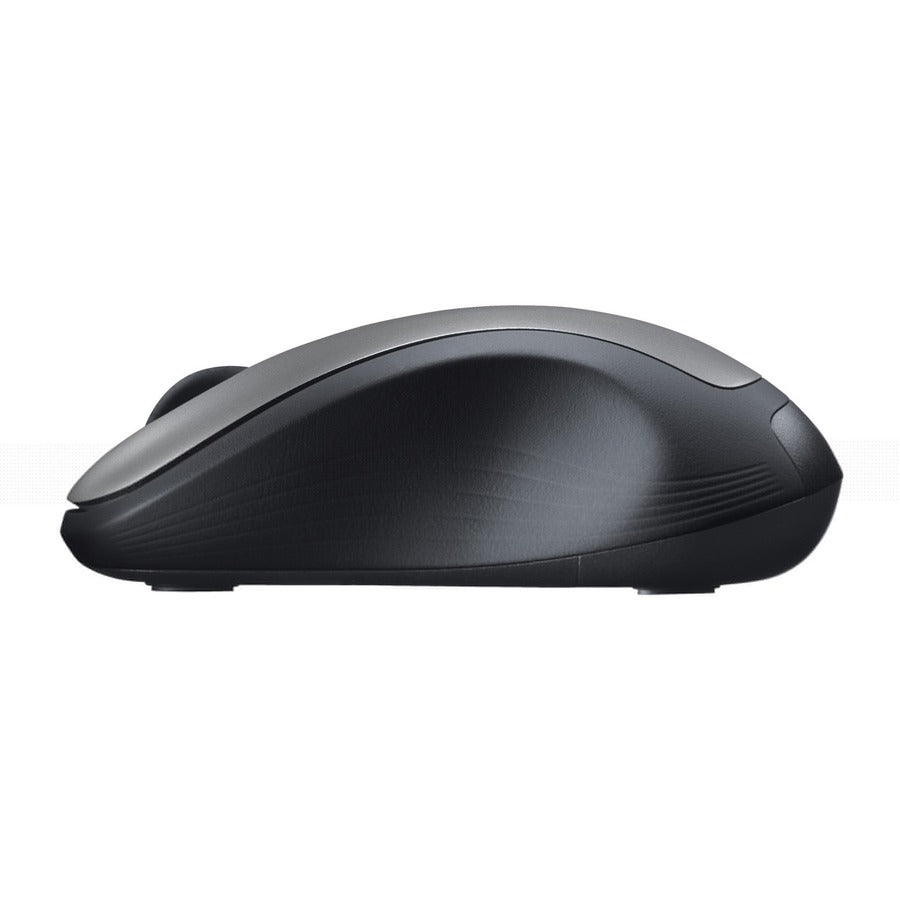 Logitech M310 Wireless Mouse, 2.4 GHz with USB Nano Receiver, 1000 DPI Optical Tracking, 18 Month Battery, Ambidextrous, Compatible with PC, Mac, Laptop, Chromebook (SILVER) 910-001675