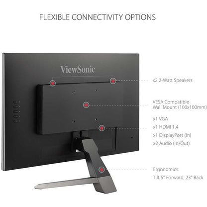 Viewsonic 27" Display, MVA Panel, 1920 x 1080 Resolution VX2767-MHD