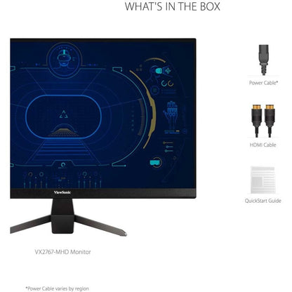 Viewsonic 27" Display, MVA Panel, 1920 x 1080 Resolution VX2767-MHD