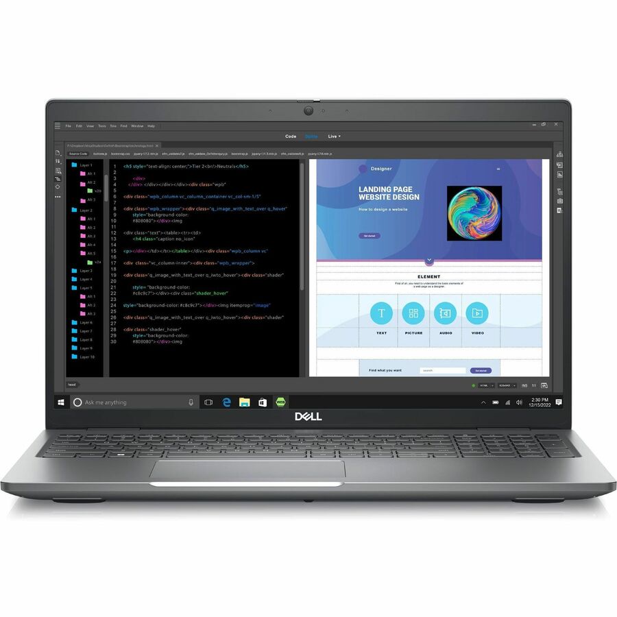 Dell Precision 3000 3580 15.6" Mobile Workstation - Full HD - Intel Core i5 13th Gen i5-1350P - vPro Technology - 16 GB - 512 GB SSD - English (US) Keyboard - Titan Gray 3NNVY