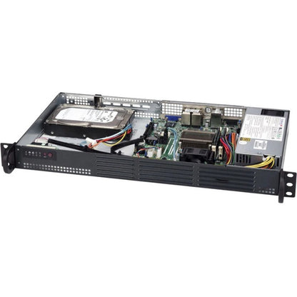 Supermicro SuperServer 5018A-LTN4 1U Rack-mountable Server - Intel Atom C2358 - Serial ATA/600 Controller SYS-5018A-LTN4