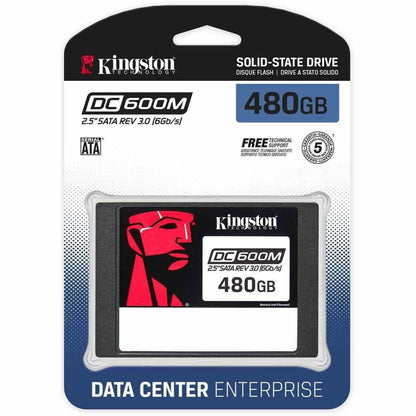 Kingston DC600M 480 GB Solid State Drive - 2.5" Internal - SATA (SATA/600) - Mixed Use SEDC600M/480G