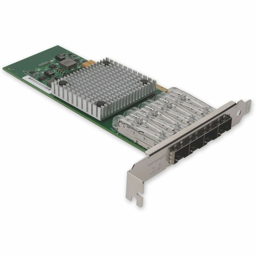 AddOn 10Gbs Quad Open SFP+ Port PCIe x8 Network Interface Card ADD-PCIE-4SFP