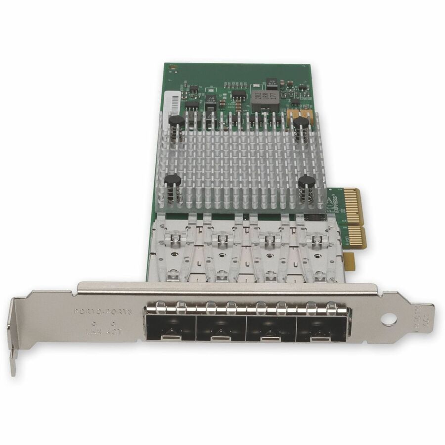 AddOn 10Gbs Quad Open SFP+ Port PCIe x8 Network Interface Card ADD-PCIE-4SFP