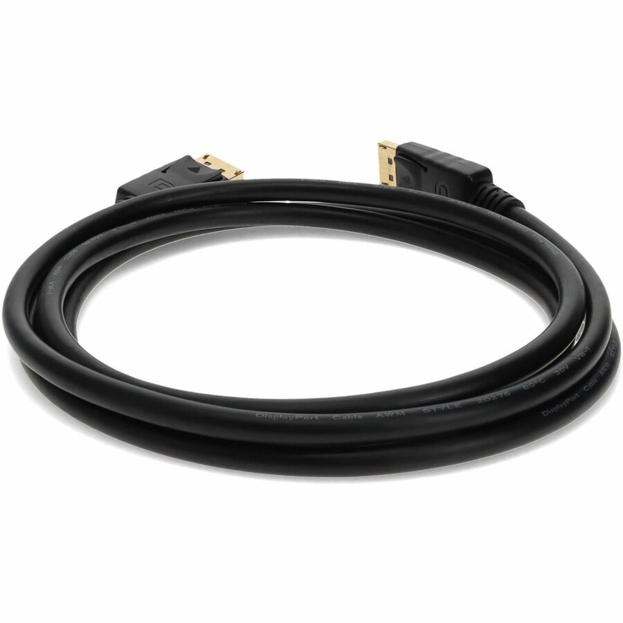 AddOn Lenovo 0A36537 Compatible 1.82m (6.00ft) DisplayPort Male to Male Black Cable 0A36537-AO