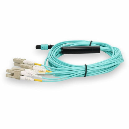 AddOn 3m MPO to 4xLC Duplex Fanout OM3 LOMM Patch Cable for Juniper Networks MTP-4LC-M3M-AO