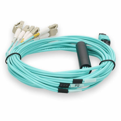 AddOn 3m MPO to 4xLC Duplex Fanout OM3 LOMM Patch Cable for Juniper Networks MTP-4LC-M3M-AO