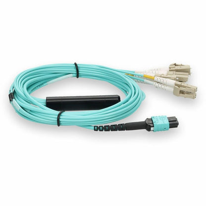 AddOn 3m MPO to 4xLC Duplex Fanout OM3 LOMM Patch Cable for Juniper Networks MTP-4LC-M3M-AO