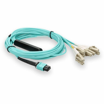 AddOn 3m MPO to 4xLC Duplex Fanout OM3 LOMM Patch Cable for Juniper Networks MTP-4LC-M3M-AO