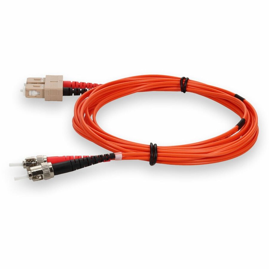 AddOn 3m Multi-Mode fiber (MMF) Duplex ST/SC OM1 Orange Patch Cable ADD-ST-SC-3M6MMF