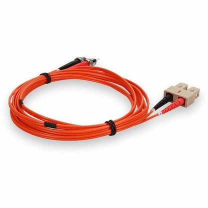 AddOn 3m Multi-Mode fiber (MMF) Duplex ST/SC OM1 Orange Patch Cable ADD-ST-SC-3M6MMF