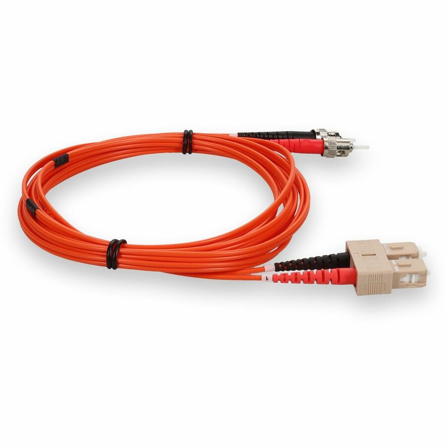 AddOn 3m Multi-Mode fiber (MMF) Duplex ST/SC OM1 Orange Patch Cable ADD-ST-SC-3M6MMF