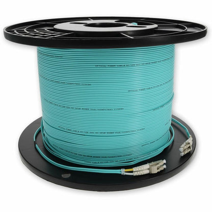 AddOn 100m LC (Male) to LC (Male) Aqua OM4 Duplex Riser Fiber Patch Cable ADD-LC-LC-100M5OM4