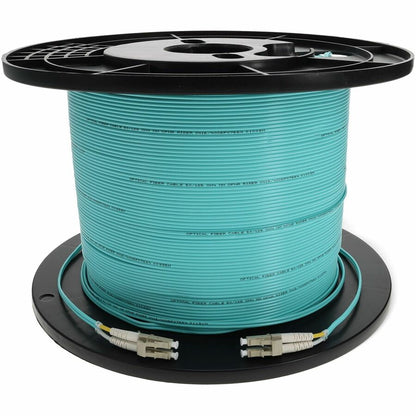 AddOn 100m LC (Male) to LC (Male) Aqua OM4 Duplex Riser Fiber Patch Cable ADD-LC-LC-100M5OM4