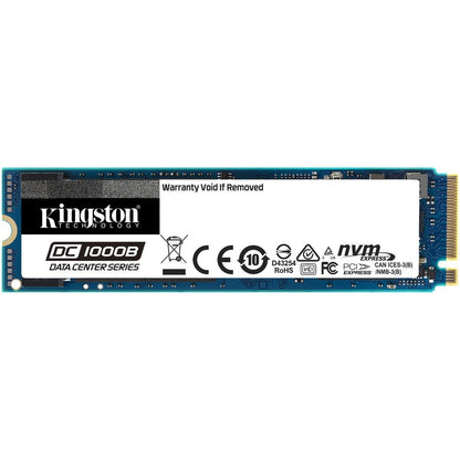 Disque SSD Kingston DC1000B 480 Go - M.2 2280 interne - PCI Express NVMe (PCI Express NVMe 3.0 x4) SEDC1000BM8/480G