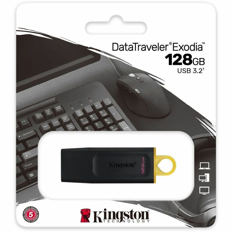 Clé USB 3.2 Kingston DataTraveler Exodia 128 Go (1ère génération) KC-U2G128-2V