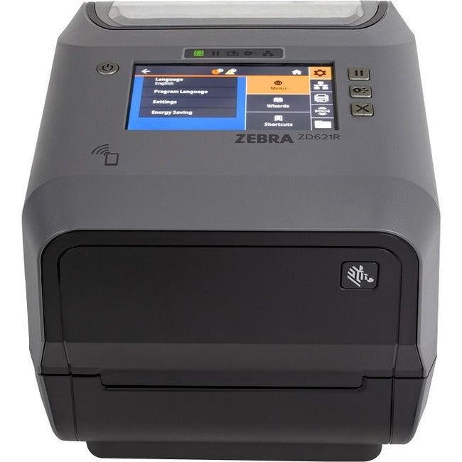 Zebra ZD621R Desktop Thermal Transfer Printer - Monochrome - Label/Receipt Print - USB - USB Host - Serial ZD6A142-301FR1GA