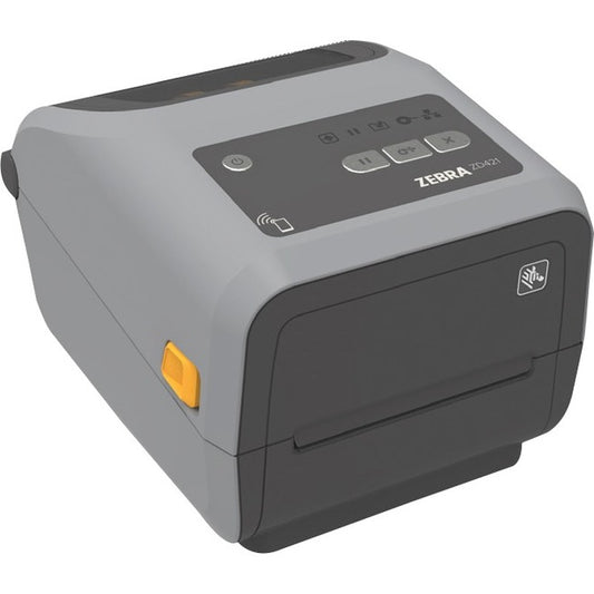 Zebra ZD421c Desktop Thermal Transfer Printer - Monochrome - Label/Receipt Print - USB - USB Host - Bluetooth - Wireless LAN - Near Field Communication (NFC) - US ZD4A043-C01W01EZ