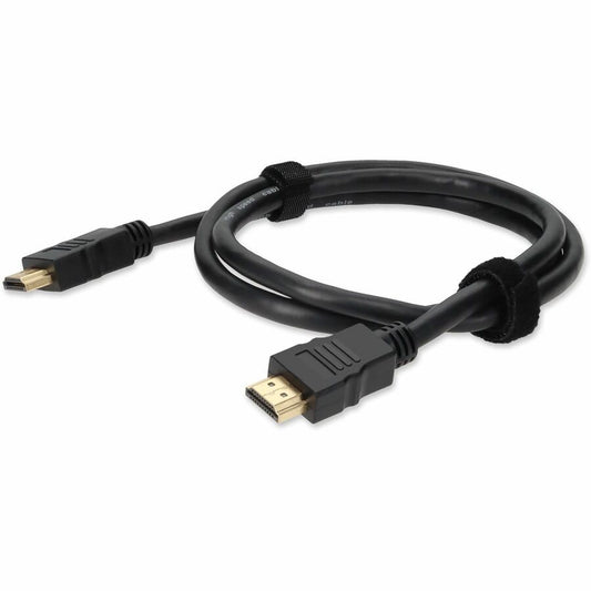 AddOn Dell 331-2292 compatible 91cm (3.0ft) HDMI 1.4 Male to Male Black Stacking Cable 331-2292-AO